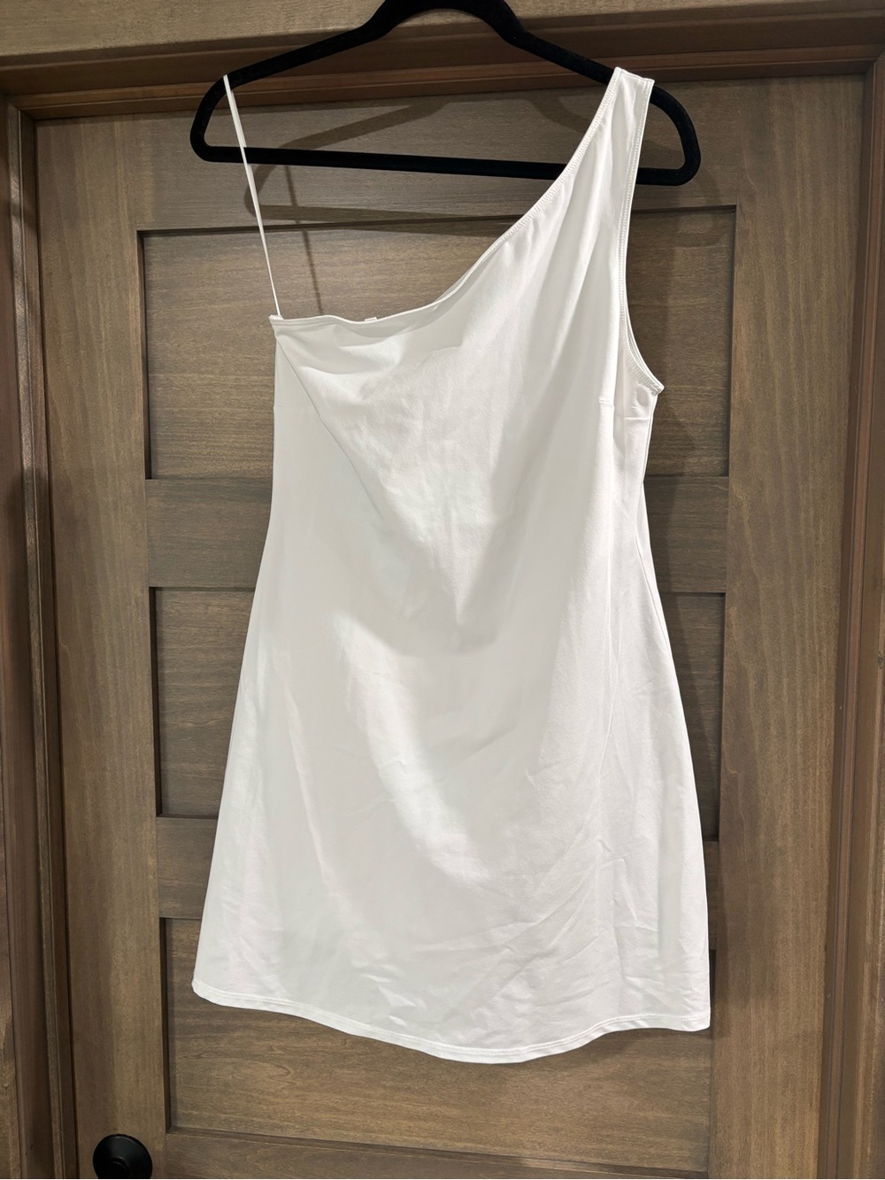 Abercrombie & Fitch One-Shoulder White Mini Dress